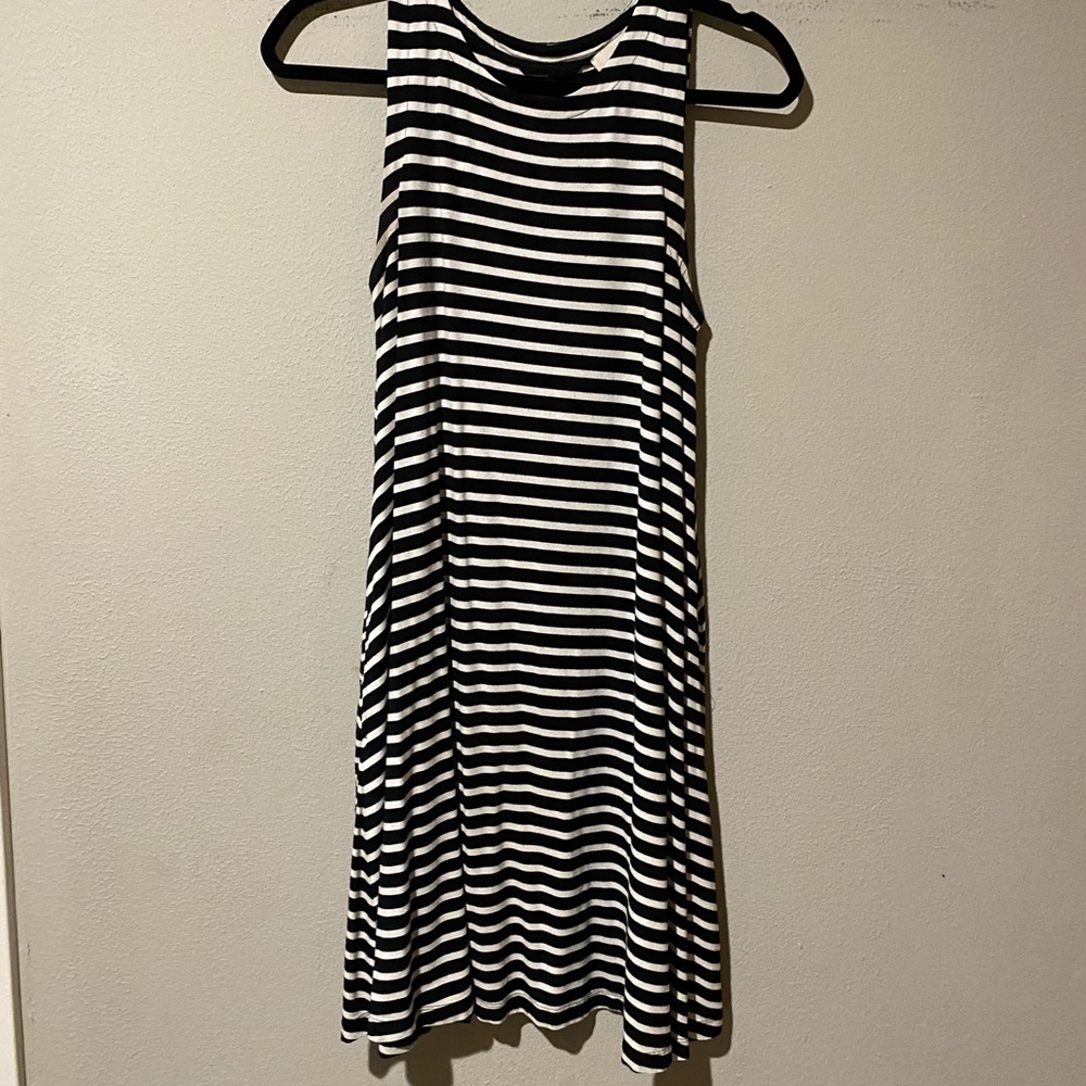 Black and White Swing Dress
